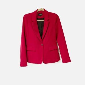 fuschia blazer